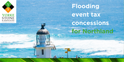 Flooding event - tax concessions for Northland