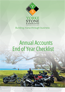 Annual accounts end of year checklist