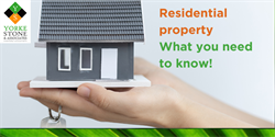 Residential property – What you need to know!